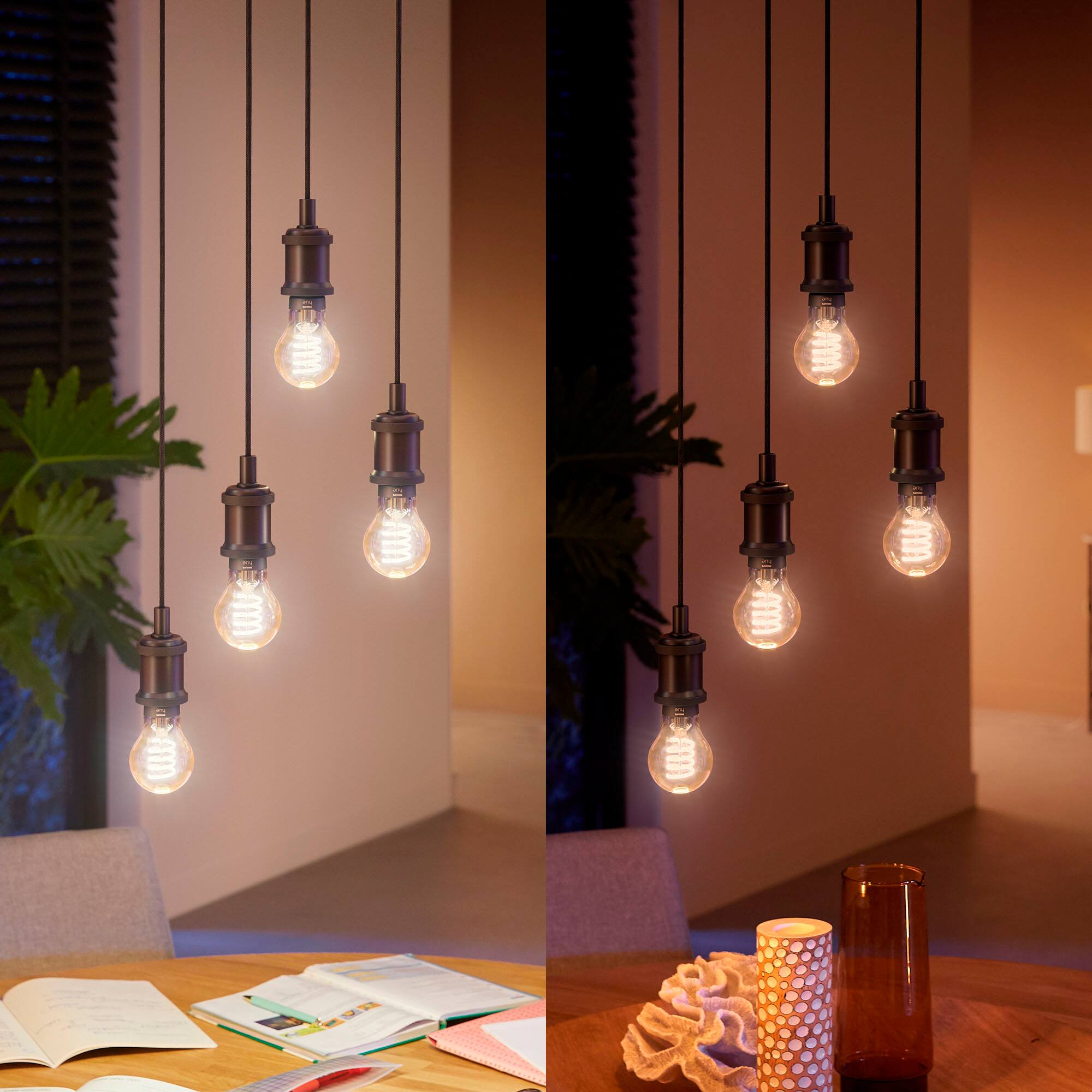 Alt View 14. Philips - Hue Filament A19 Bluetooth Smart LED Bulb - White Ambiance.