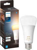 Philips - Hue 100W A21 LED Smart Bulb - White Ambiance - Front_Zoom
