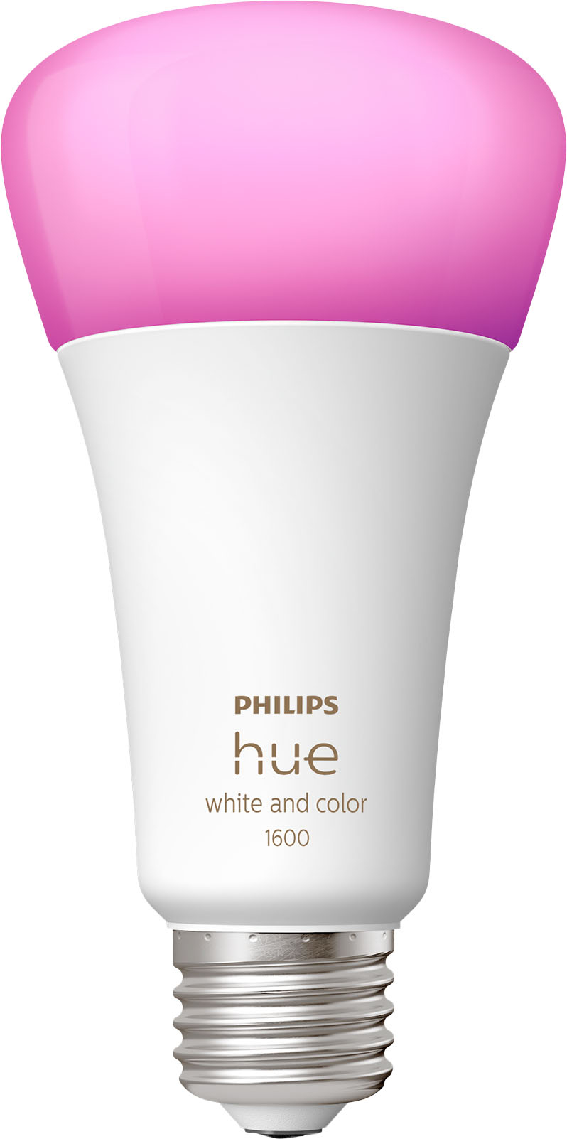 Philips Hue A21 Bluetooth 100W Smart LED Bulb White and Color Ambiance ...