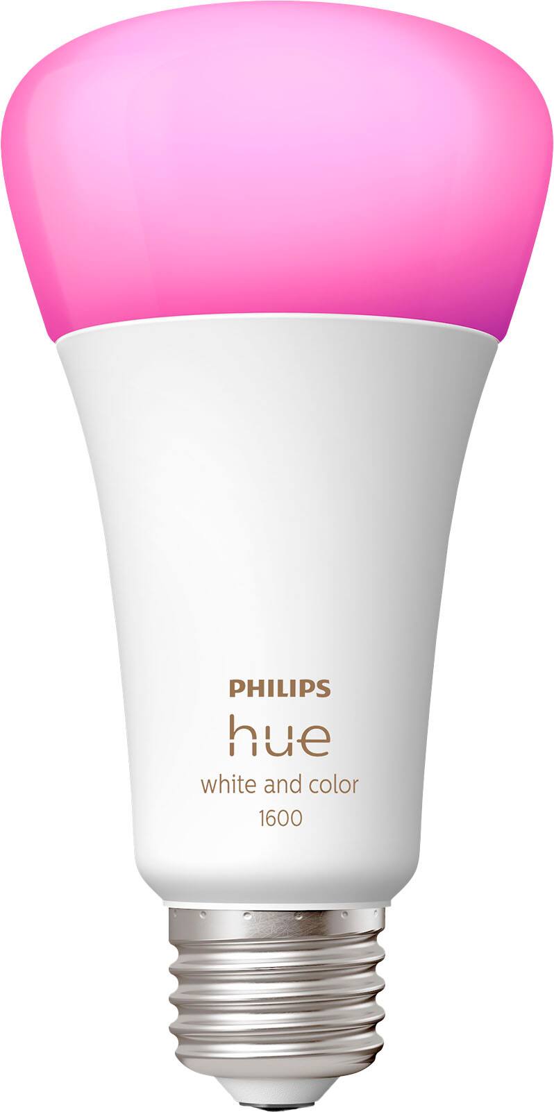 Alt View 11. Philips - Hue A21 Bluetooth 100W Smart LED Bulb - White and Color Ambiance.