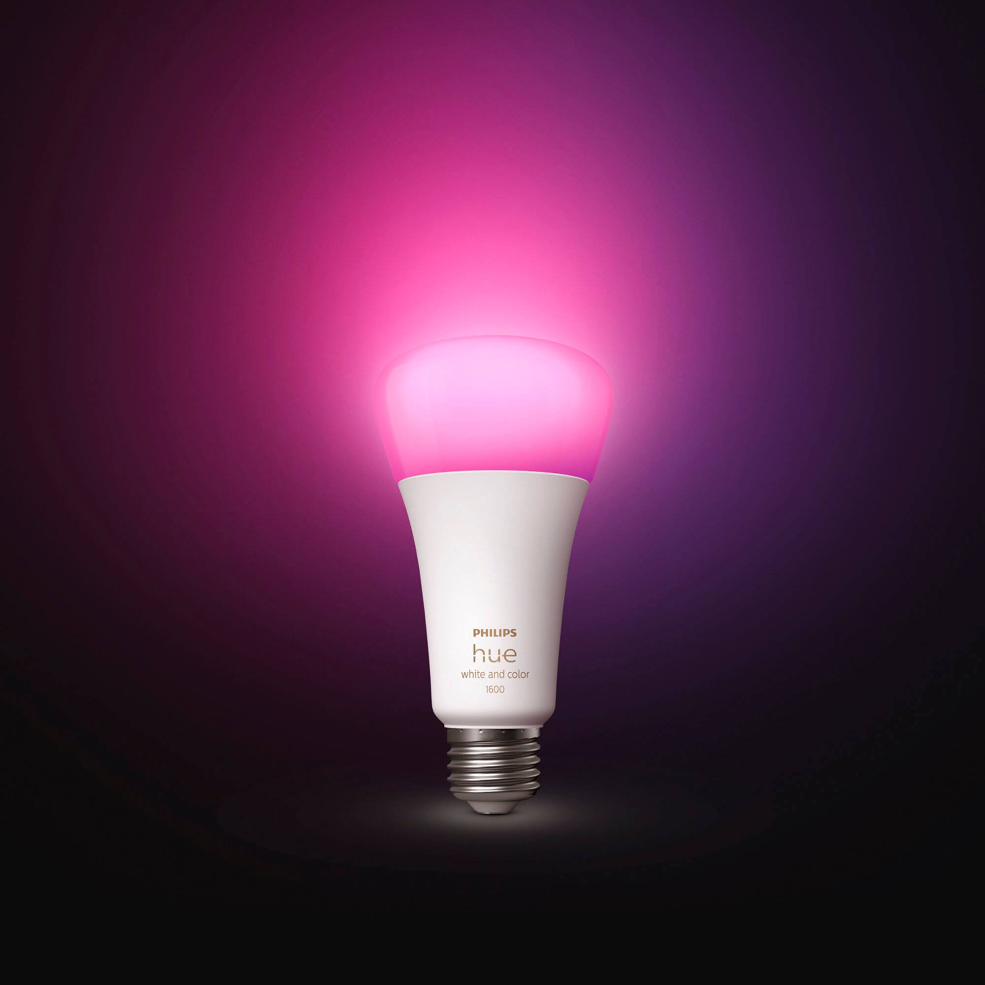 Alt View 14. Philips - Hue A21 Bluetooth 100W Smart LED Bulb - White and Color Ambiance.