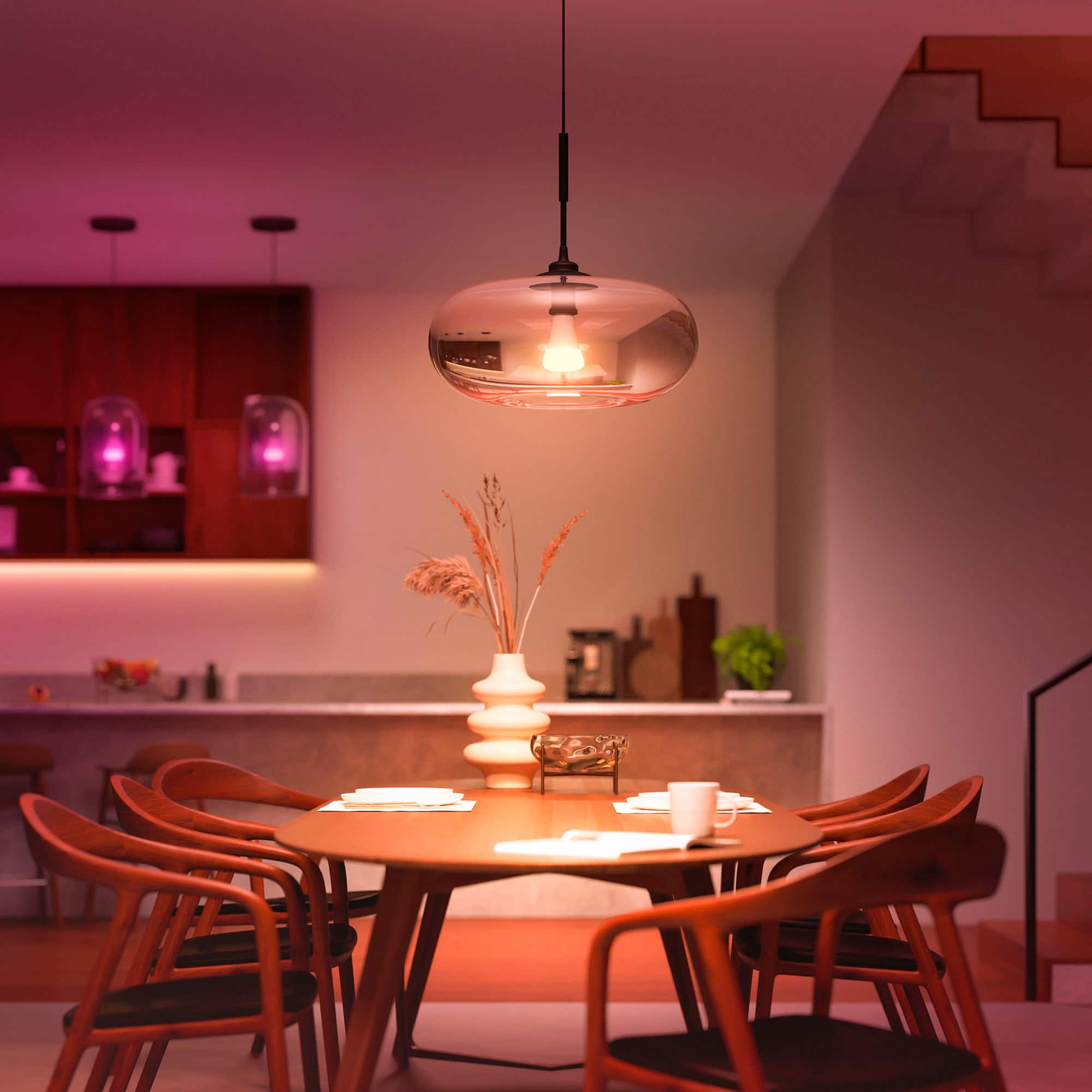 Alt View 16. Philips - Hue A21 Bluetooth 100W Smart LED Bulb - White and Color Ambiance.