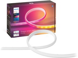 Philips - Hue Ambiance Gradient Bluetooth Lightstrip 80-inch Base Kit - Multi - Front_Zoom