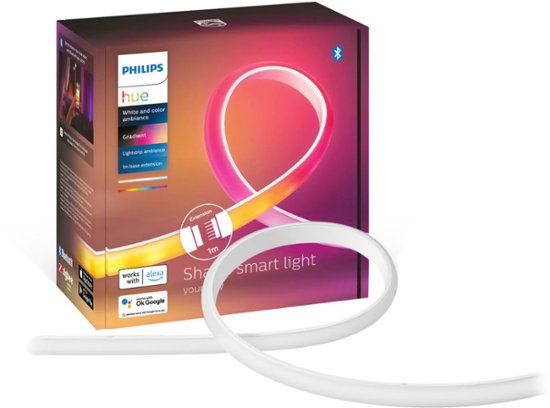Philips Hue GU10 Wi-Fi Smart LED Floodlight Bulb White  - Best Buy