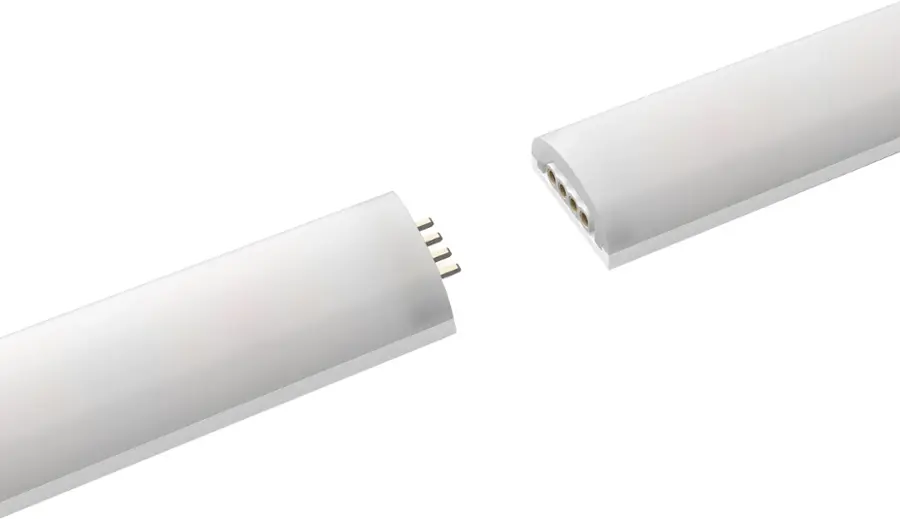 Alt View 13. Philips - Hue Ambiance Gradient Bluetooth Lightstrip 40-inch Extension - White.