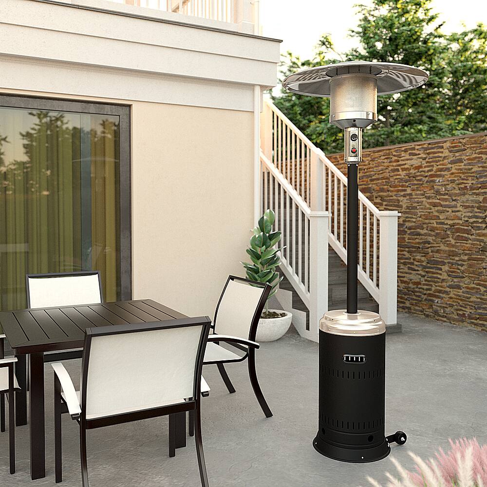 Best Buy Fire Sense Performance Patio Heater Onyx/Stainless Steel 63716