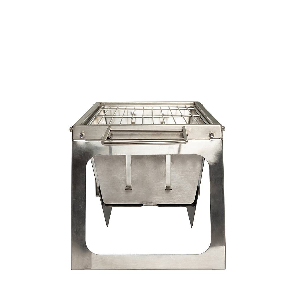 Alt View 15. Fire Sense - Foldaway Charcoal Grill - Stainless Steel.