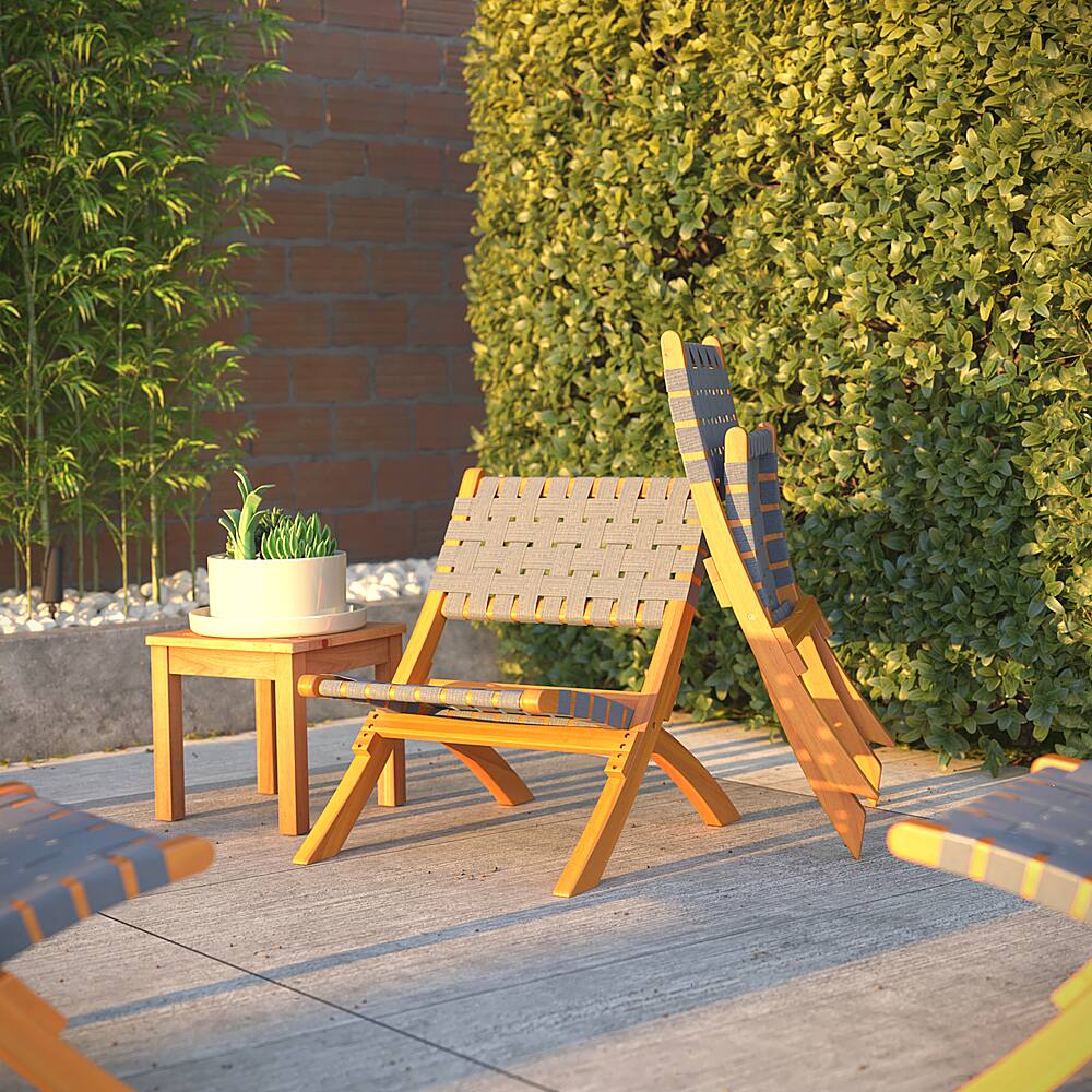 Alt View 15. Patio Sense - Sava Folding Outdoor Chair.