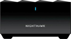NETGEAR - Nighthawk AX1800 Dual-Band Mesh Wi-Fi 6 Satellite - Black - Front_Zoom