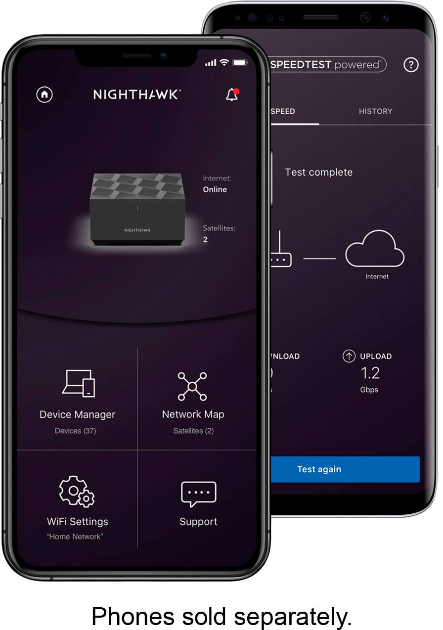 Customer Reviews: NETGEAR Nighthawk AX1800 Dual-Band Mesh Wi-Fi 6 ...