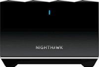 NETGEAR - Nighthawk AX3600 Tri-Band Mesh Wi-Fi 6 Satellite - Black - Front_Zoom