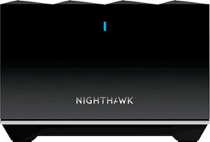 NETGEAR - Nighthawk AX3600 Tri-Band Wi-Fi 6 Mesh Satellite - Black - Front_Zoom