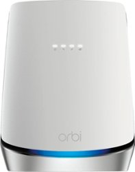 NETGEAR - Orbi AX4200 Tri-Band Mesh WiFi 6 Wireless-AX Router with 32 x 8 DOCSIS 3.1 Cable Modem - White - Front_Zoom