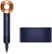 Front Zoom. New special edition Dyson Supersonic hair dryer - Prussian blue/rich copper.