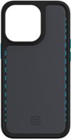 Incipio - Optum Case for iPhone 13 Pro - Black Oyster/Black/Electric Blue - Front_Zoom