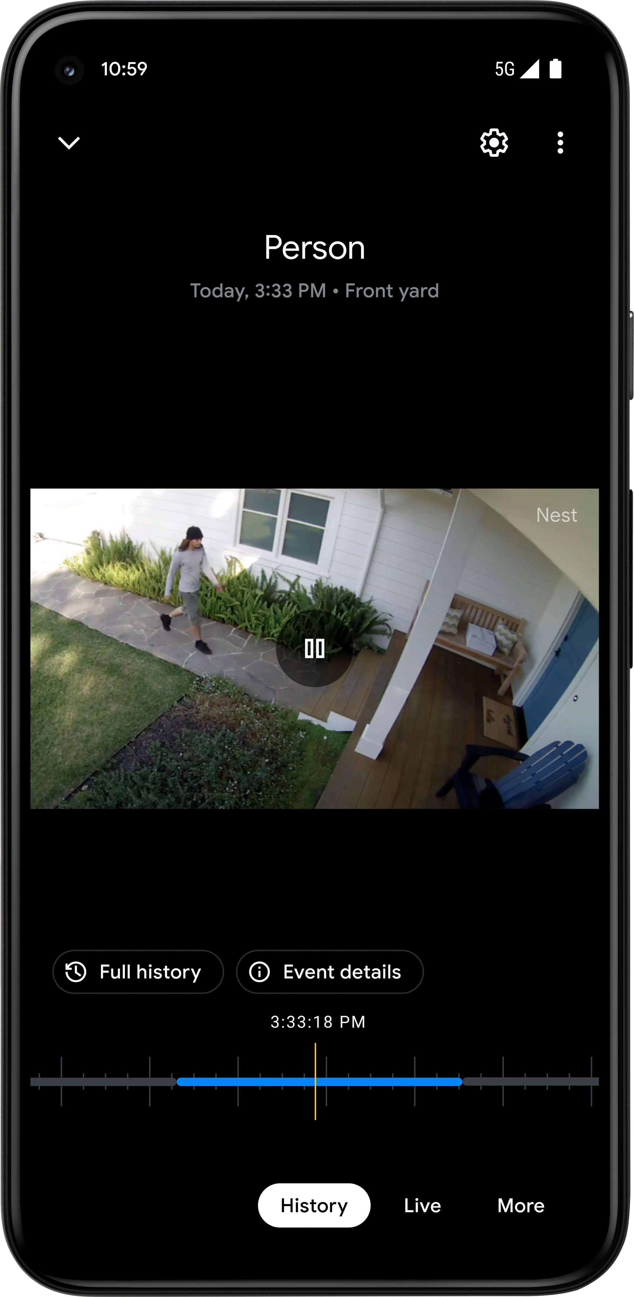  Google - Nest Cam IQ Outdoor Security Camera, NC4100 - White  (Renewed) : Electronics