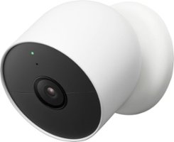 Google - Geek Squad Certified Refurbished Nest Camera Battery - Snow - Front_Zoom