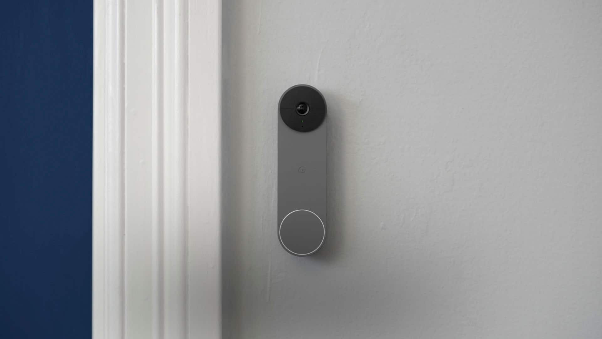 Alt View 13. Google - Geek Squad Certified Refurbished Nest Wi-Fi Video Doorbell - Battery Operated - Ash.