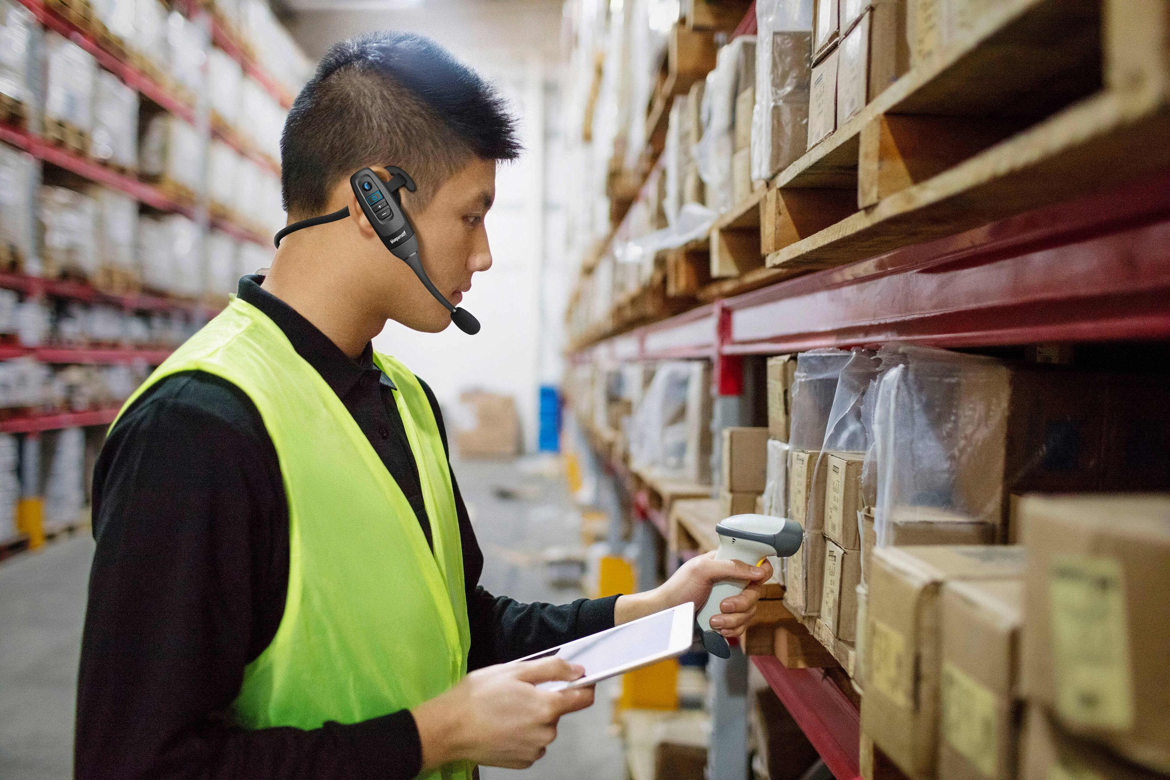 Alt View 16. BlueParrott - C400-XT Wireless Bluetooth Mono Headset with 96% Noise-Cancelling Microphone and Multiple Wearing Styles - Black.