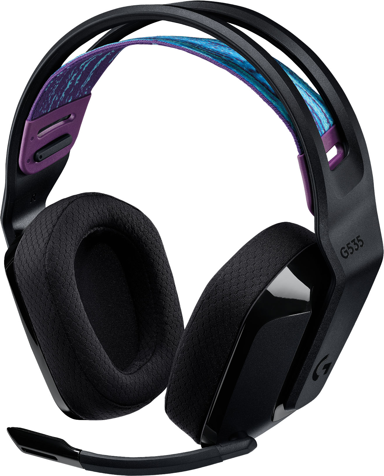 Afslachten Skiën Verzorgen Logitech G535 LIGHTSPEED Wireless Dolby Atmos Over-the-Ear Gaming Headset  for PC, PS4, PS5 with Flip to Mute Microphone Black 981-000971 - Best Buy