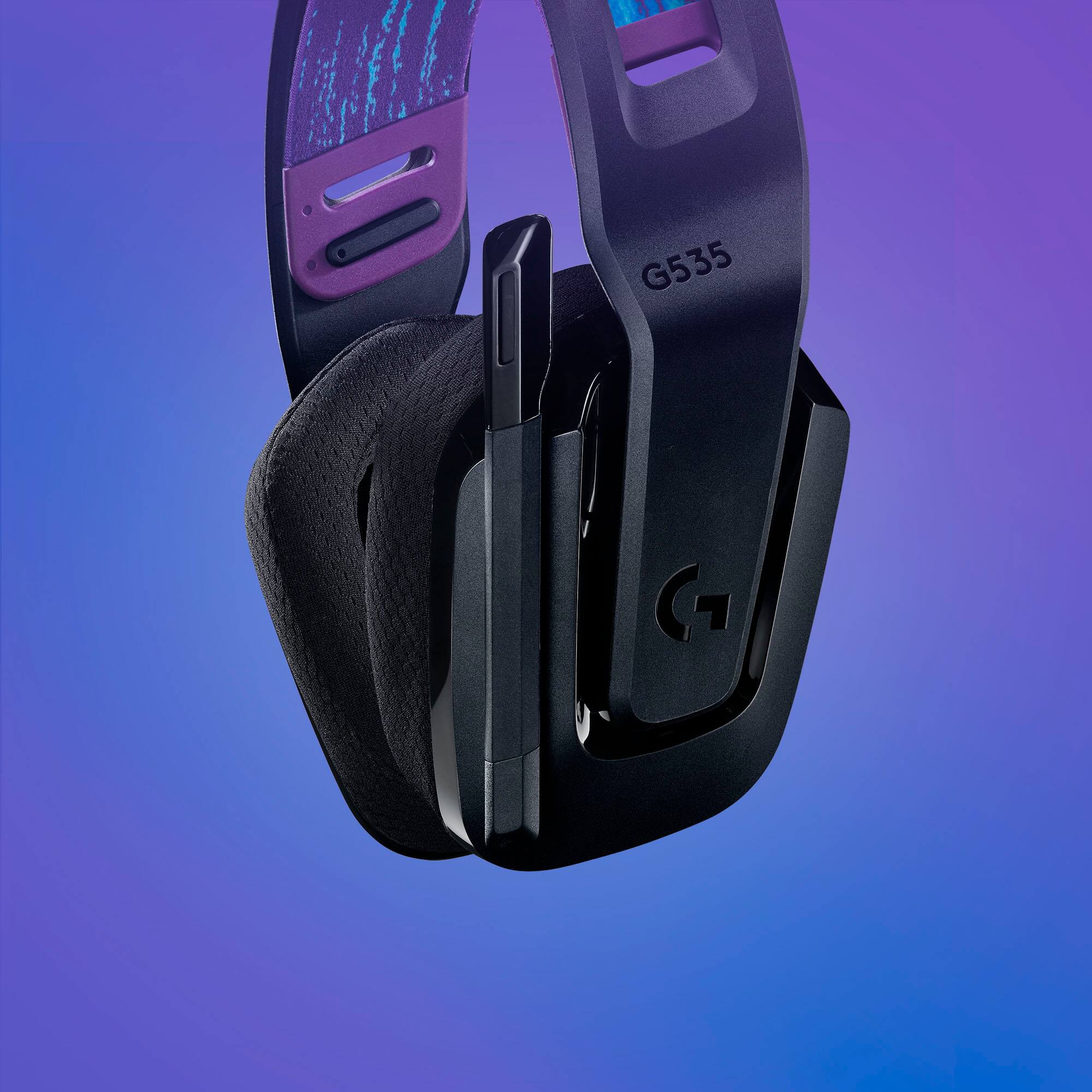 Zoom in on Alt View 11. Logitech - G535 LIGHTSPEED Wireless Gaming Headset for PC, PS5, PS4 - Black.