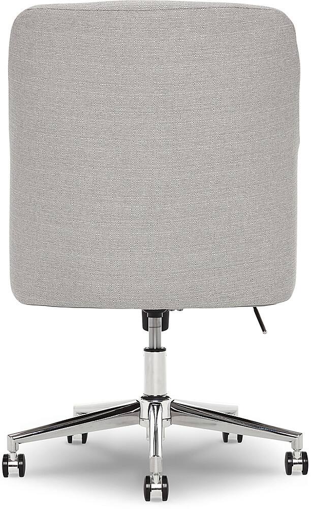 Alt View 15. Serta - Leighton Fabric Home Office Chair - Light Gray.