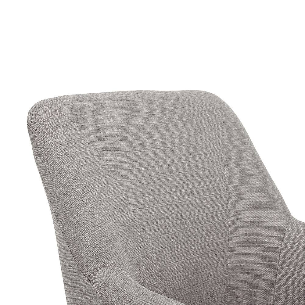 Alt View 19. Serta - Leighton Fabric Home Office Chair - Light Gray.