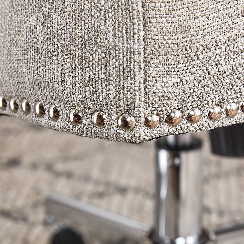 Alt View 21. Serta - Leighton Fabric Home Office Chair - Light Gray.