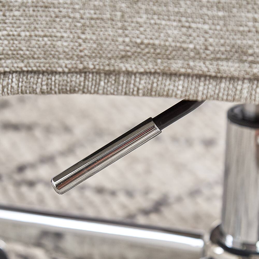 Alt View 27. Serta - Leighton Fabric Home Office Chair - Light Gray.