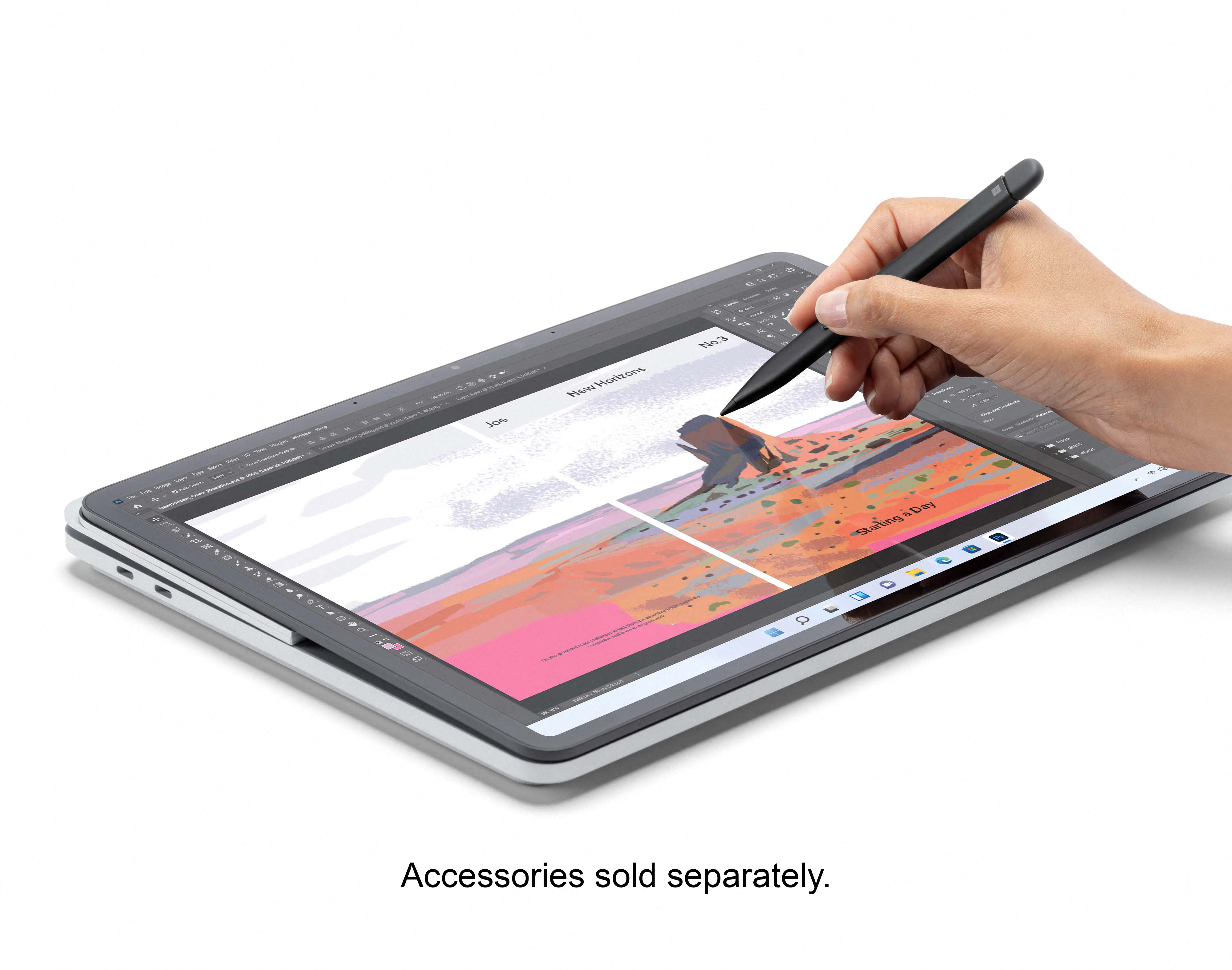 banan Dem Anemone fisk Microsoft Surface Laptop Studio – 14.4” Touch Screen – Intel Core i5 -16GB  Memory – 512GB SSD Platinum 9WI-00001 - Best Buy