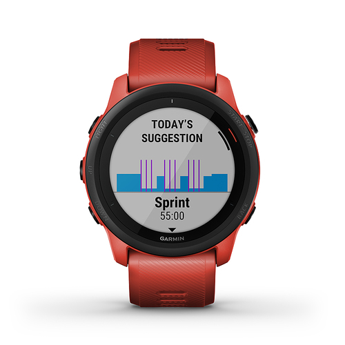 Garmin USA - Forerunner® 745 Advanced GPS Running and Triathlon Smartwatch - Magma Red