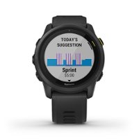 Garmin USA - Forerunner 745 GPS Smartwatch 30mm Fiber-Reinforced Polymer - Black - Front_Zoom