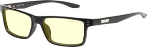 Gunnar - VERTEX Rectangle Glasses with Ultraviolet (UV) Light Protection, Amber Lenses with Blue-light Filtering - Onyx - Alt_View_Zoom_16