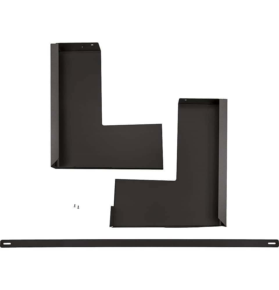 GE - 36" Over-the-Range Microwave Accessory Filler Kit - Black - Front_Zoom