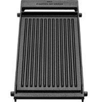 GE - Cast Iron Grill - Black - Front_Zoom