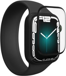 ZAGG - InvisibleShield GlassFusion+ Flexible Hybrid Screen Protector for Apple Watch Series 7 and 8 45mm - Alt_View_Zoom_11