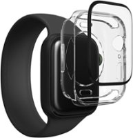 ZAGG - InvisibleShield GlassFusion+ 360 Flexible Hybrid Screen Protector + Bumper for Apple Watch Series 7 and 8 41mm - Clear - Alt_View_Zoom_12
