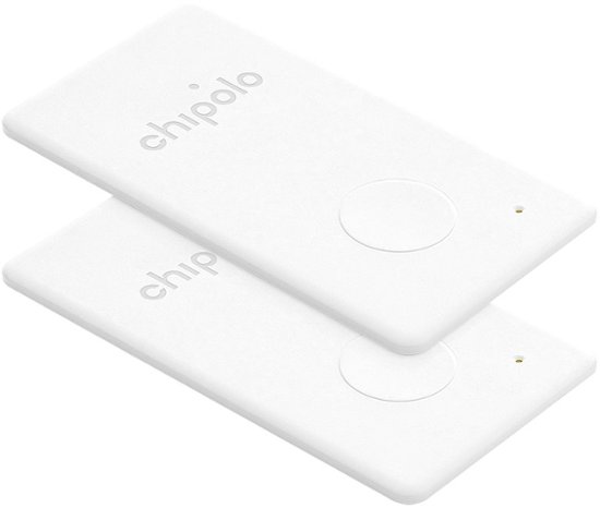 Alt View Zoom 11. Chipolo - Wallet Card Bluetooth Item Tracker (2pk) - White.