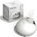 Angle. Sharper Image - Shiatsu Foot Sauna with Heat and Steam - White.