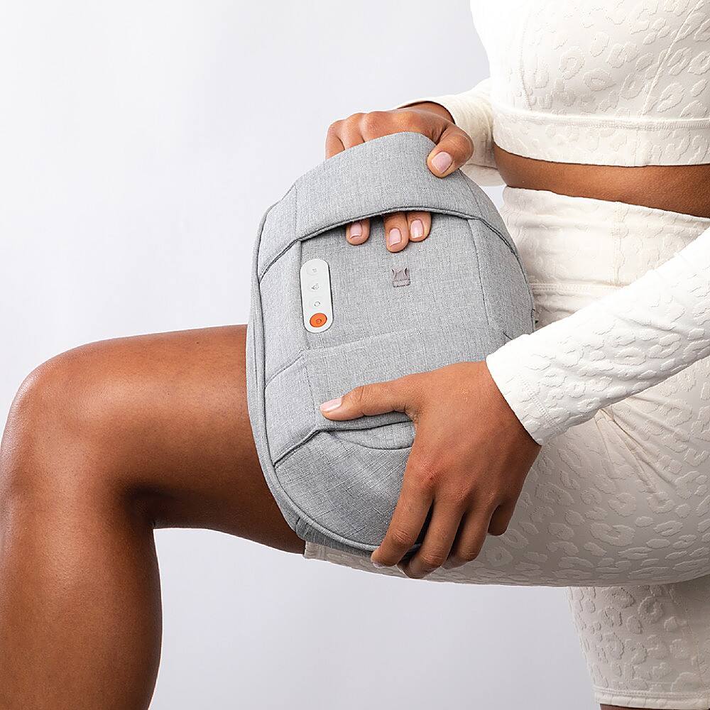 Alt View 15. Sharper Image - Shiatsu Full Body Multifunction Cordless Massager - Grey.