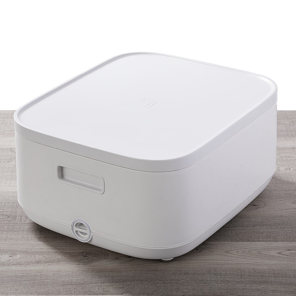 Alt View 14. Sharper Image - Hydro Spa Plus Foot Bath Massager, Heated with Rollers and LCD Display - White.