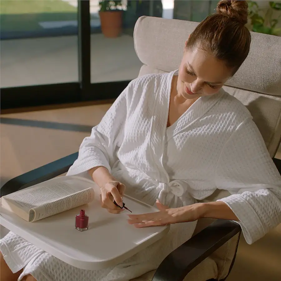 Alt View 24. Sharper Image - Hydro Spa Plus Foot Bath Massager, Heated with Rollers and LCD Display - White.