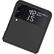 Alt View 12. SaharaCase - Hard Shell Silicone Case for Samsung Galaxy Z Flip3 5G - Black.