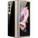 Front. SaharaCase - Marble Series Case for Samsung Galaxy Z Fold3 5G - Black/Gold.