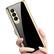 Alt View 13. SaharaCase - Marble Series Case for Samsung Galaxy Z Fold3 5G - Black/Gold.