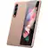 Left. SaharaCase - Hard Shell Silicone Case for Samsung Galaxy Z Fold3 5G - Rose Gold.