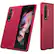 Alt View 11. SaharaCase - Hard Shell Silicone Case for Samsung Galaxy Z Fold3 5G - Red.