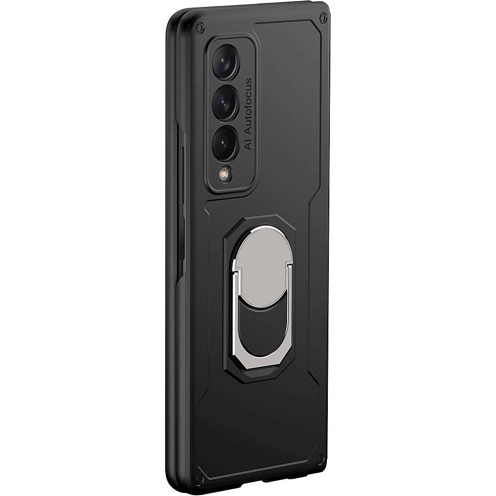 Angle. SaharaCase - Kickstand Series Case for Samsung Galaxy Z Fold3 - Black.