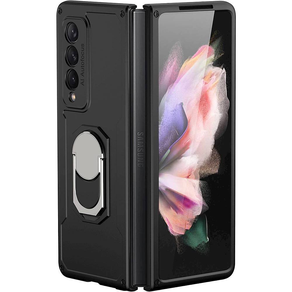 Alt View 11. SaharaCase - Kickstand Series Case for Samsung Galaxy Z Fold3 - Black.
