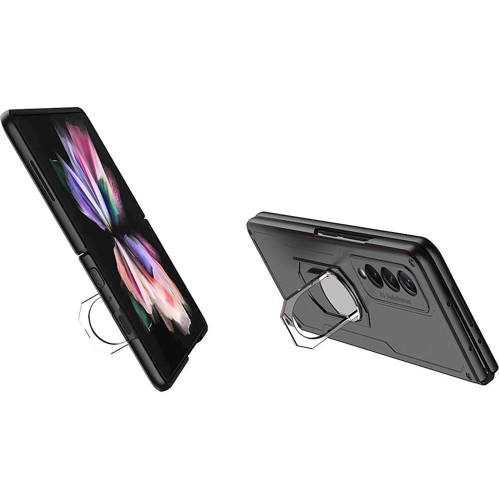 Alt View 12. SaharaCase - Kickstand Series Case for Samsung Galaxy Z Fold3 - Black.